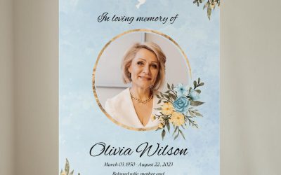 Funeral Display Canvas