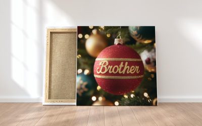 Christmas Wall Art Bauble